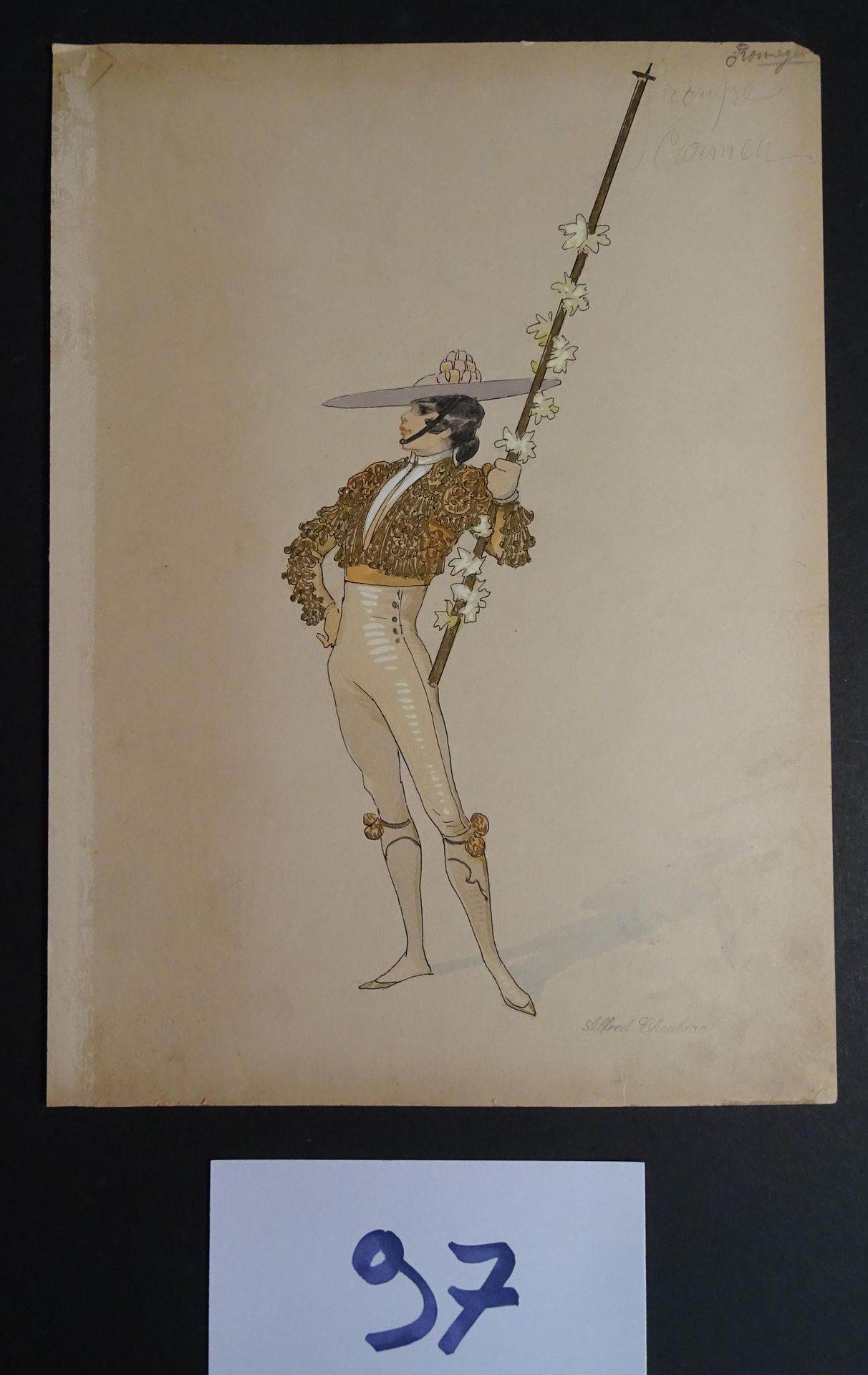 CHOUBRAC CHOUBRAC ALFRED ( 1853-1902 )

"Carmen" c.1900. Costumes créés pour le &hellip;