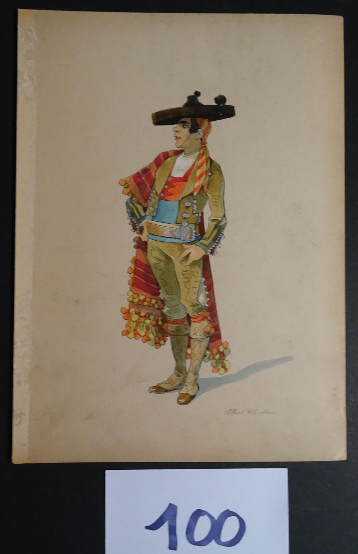 CHOUBRAC CHOUBRAC ALFRED ( 1853-1902 )

"The spanish" c.1900. Costumes created f&hellip;