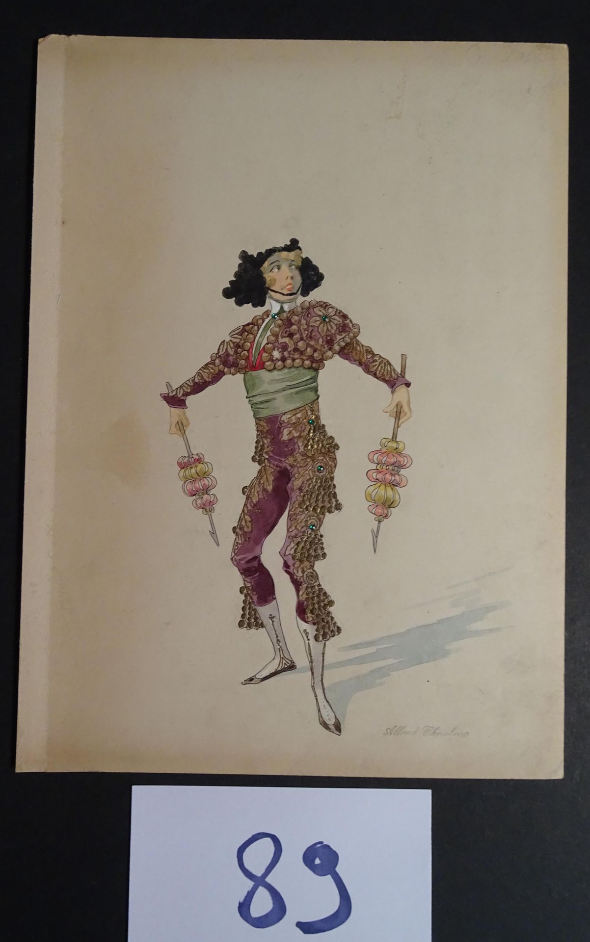CHOUBRAC CHOUBRAC ALFRED ( 1853-1902 )

"Toreador " c.1900. Costume created for &hellip;