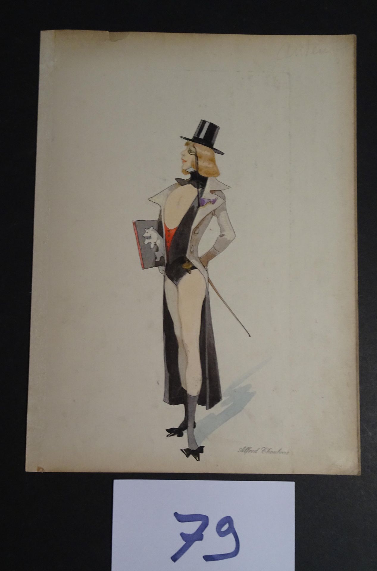 CHOUBRAC CHOUBRAC ALFRED ( 1853-1902 )

"L'auteur" c.1900. Costume créé pour le &hellip;