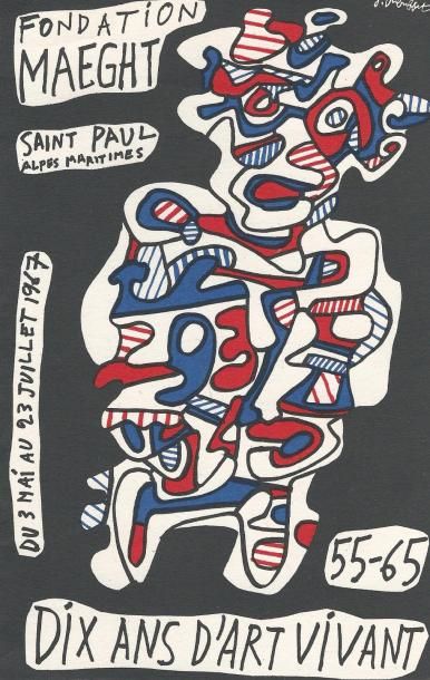 Null DUBUFFET (Jean): XXIII lettres de Jean Dubuffet. Alés , PAB, 1988. 30x21 cm&hellip;
