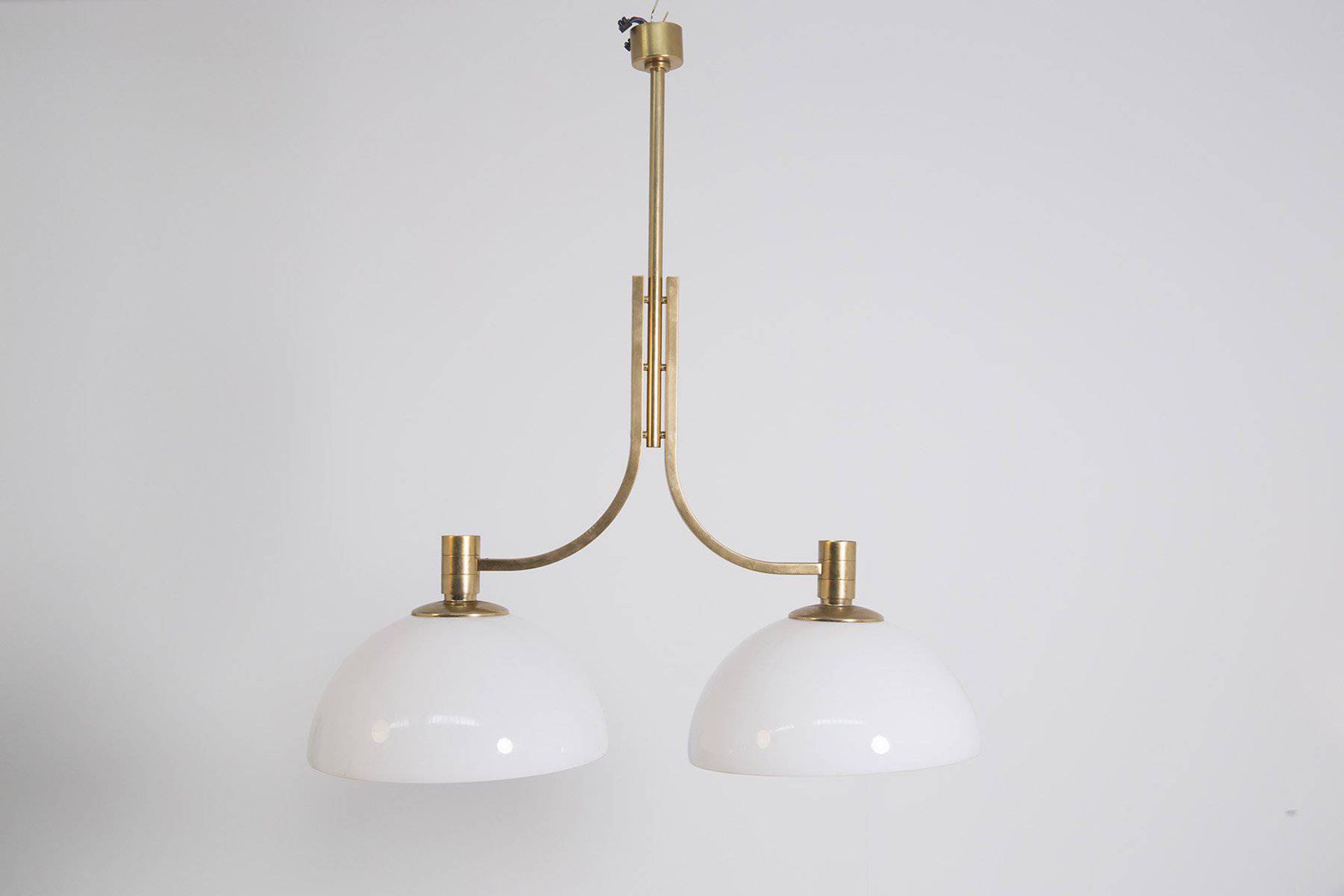 ALBINI&HELG. Glass chandelier. SIRRAH. 1970s 弗朗科-阿尔比尼（1905年，罗比耶特-1977年，米兰）和弗朗卡-赫&hellip;