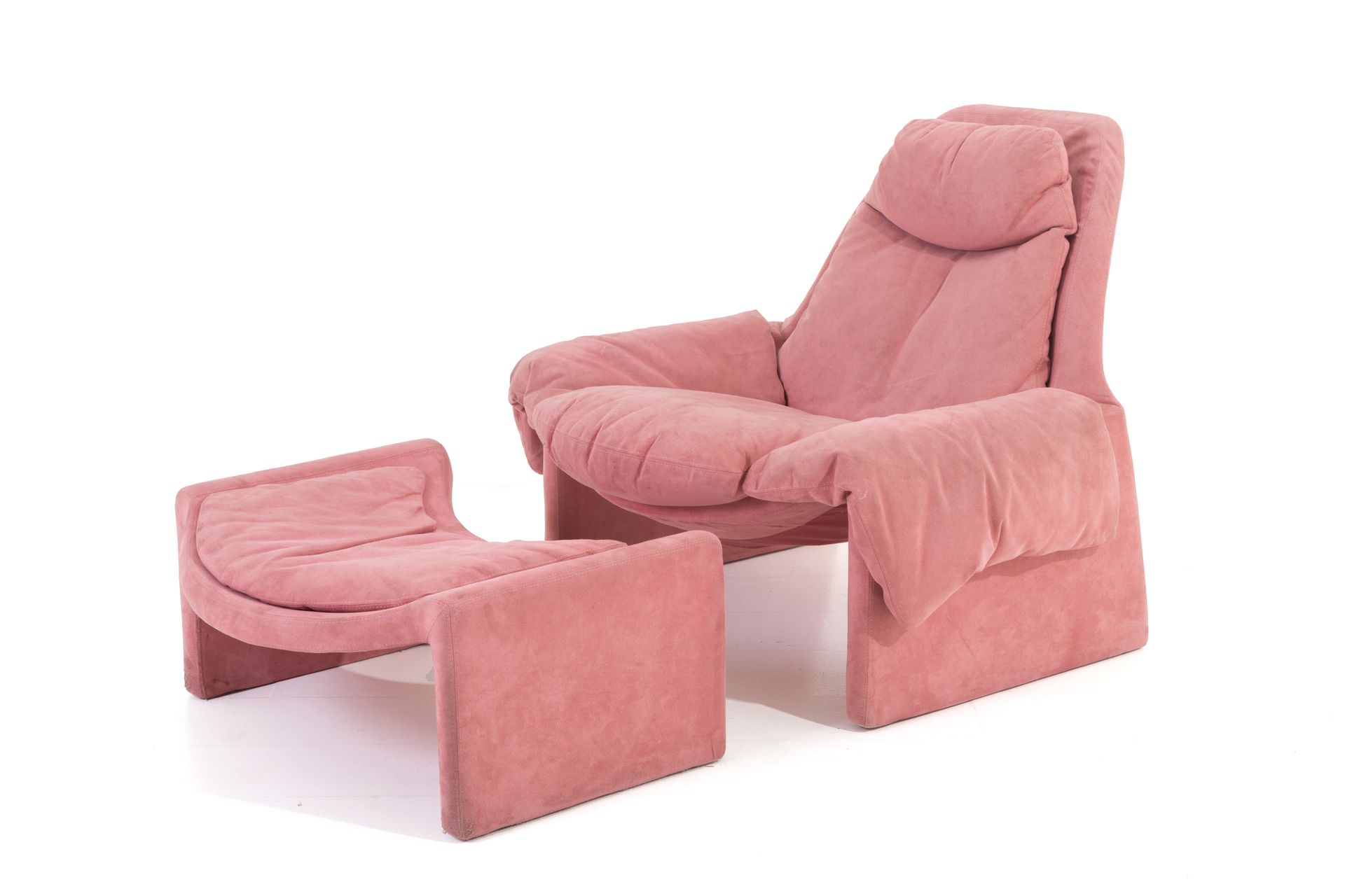 VITTORIO INTROINI. Pink armchair. SAPORITI VITTORIO INTROINI (1935)代表SAPORITI。带有&hellip;