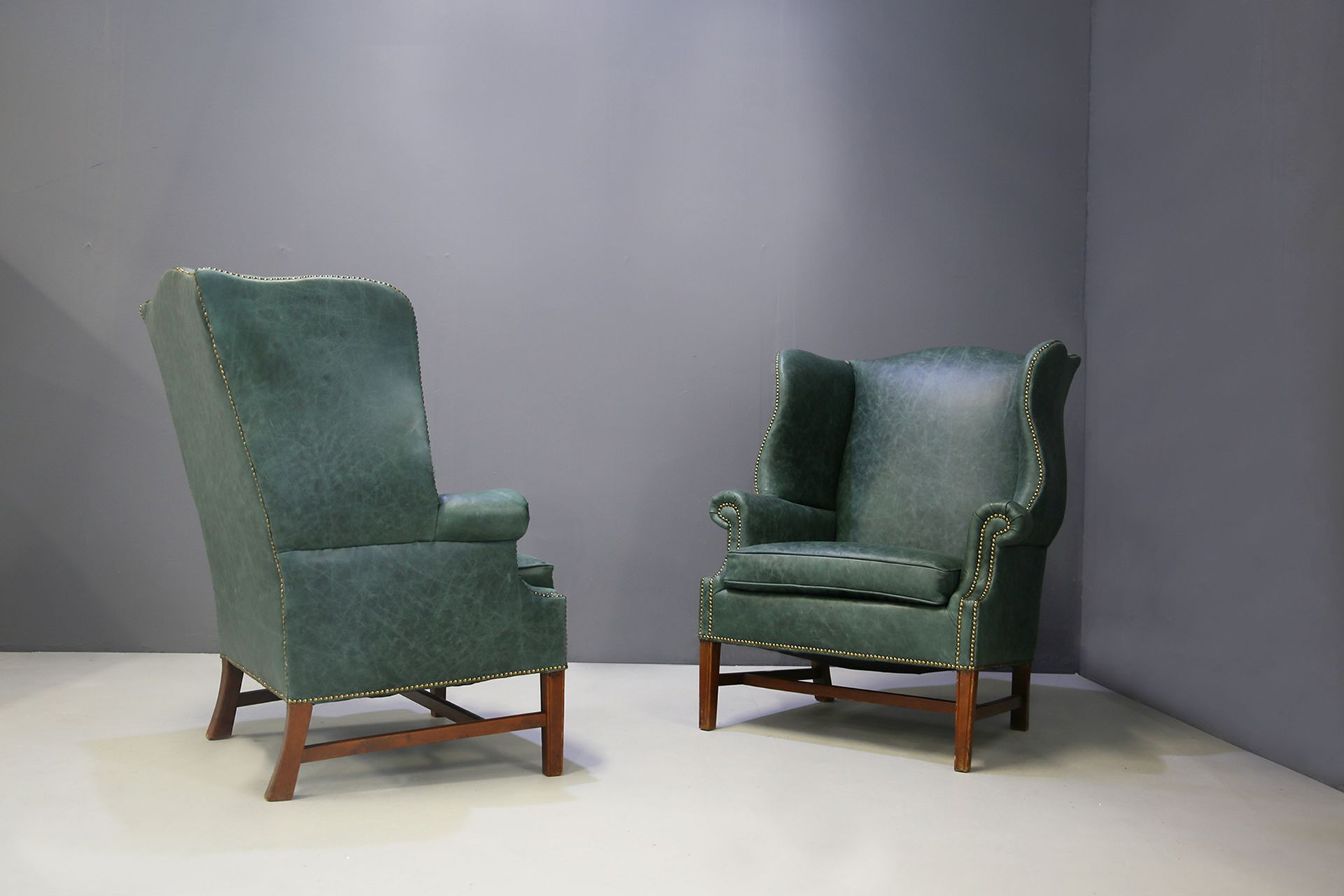 HVIDT&MOLGAARD-NIELSEN. Two armchairs. 1940s PETER HVIDT (1916 - 1986) & ORLA MO&hellip;