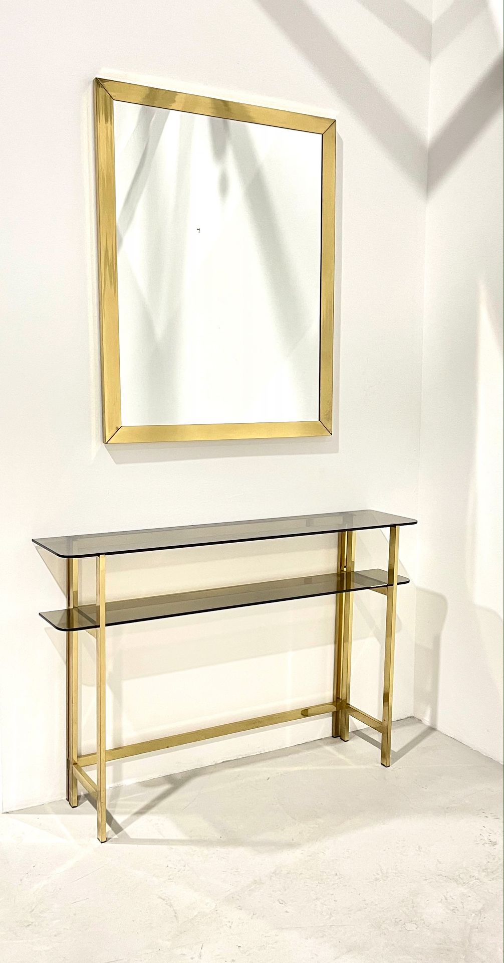 ROMEO REGA (Attr). Consolle table with mirror ROMEO REGA (Attr.) (Rome, 1904 - 1&hellip;