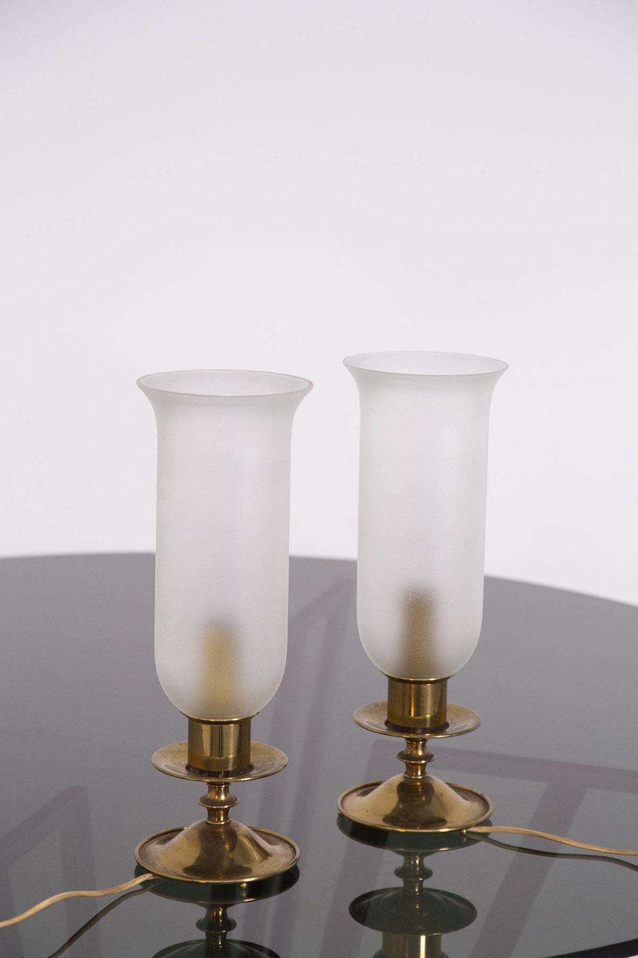 ANGELO LELII. Two table lamps. 1950s ANGELO LELII (Ancône, 1915-1987). Paire de &hellip;