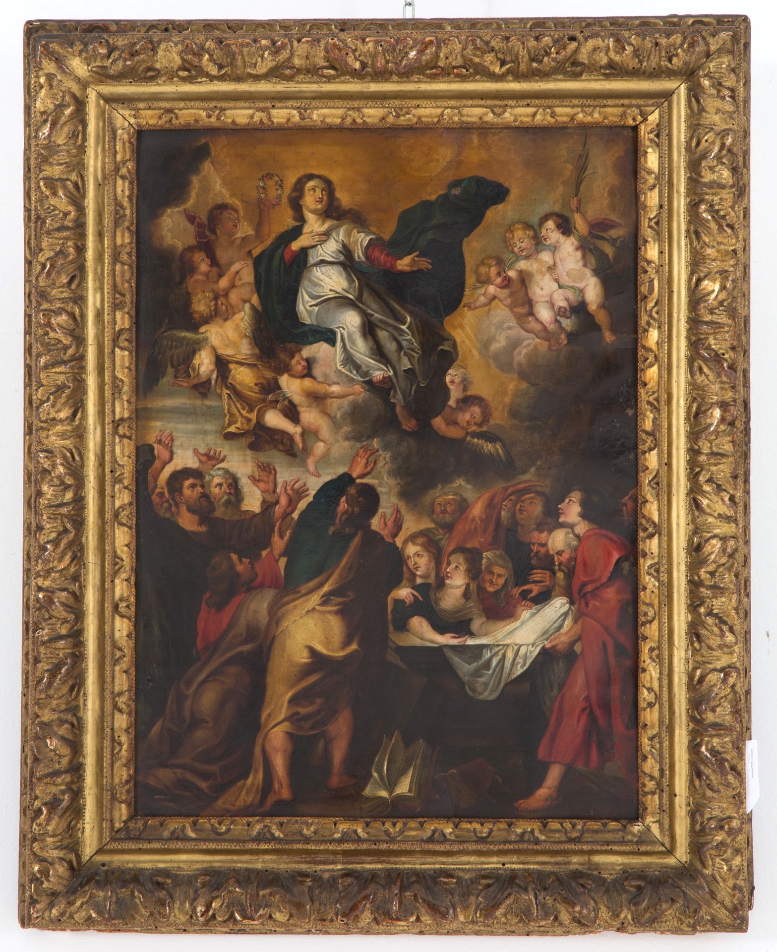 Painting "ASSUMPTION" Ölgemälde auf Kupfer mit der Darstellung 'ASSUMPTION DER J&hellip;