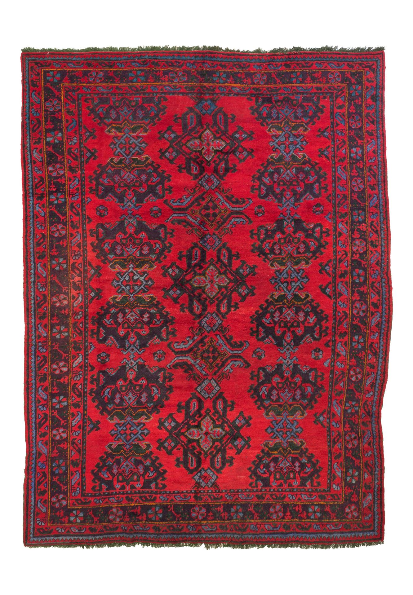 Ushack carpet 乌沙克羊毛地毯。安纳托利亚中部。20世纪初。完美的保存状态。332x280厘米约。