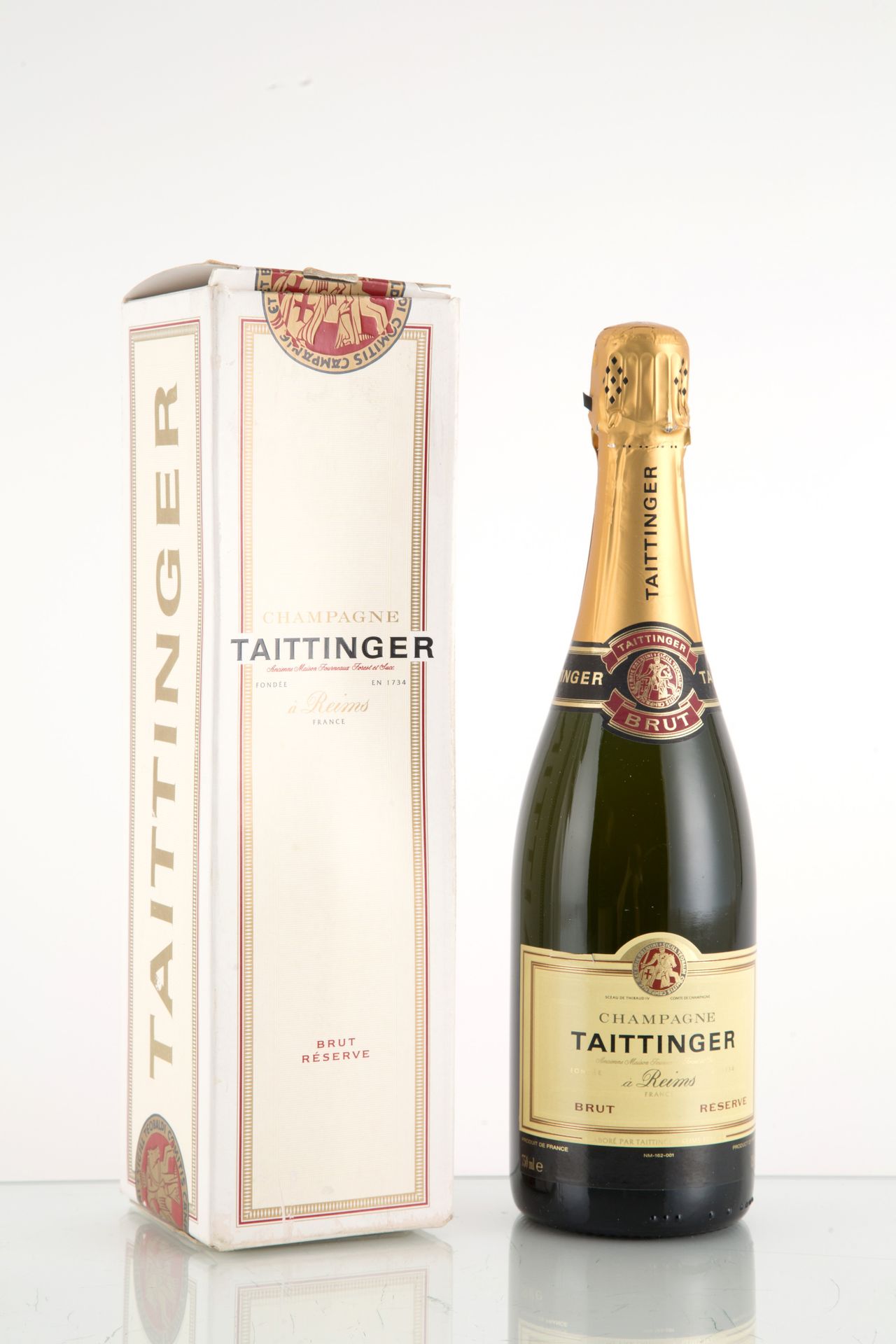 Taittinger Champagne Brut Réserve (1 bt) Une bouteille de Champagne Brut Réserve&hellip;