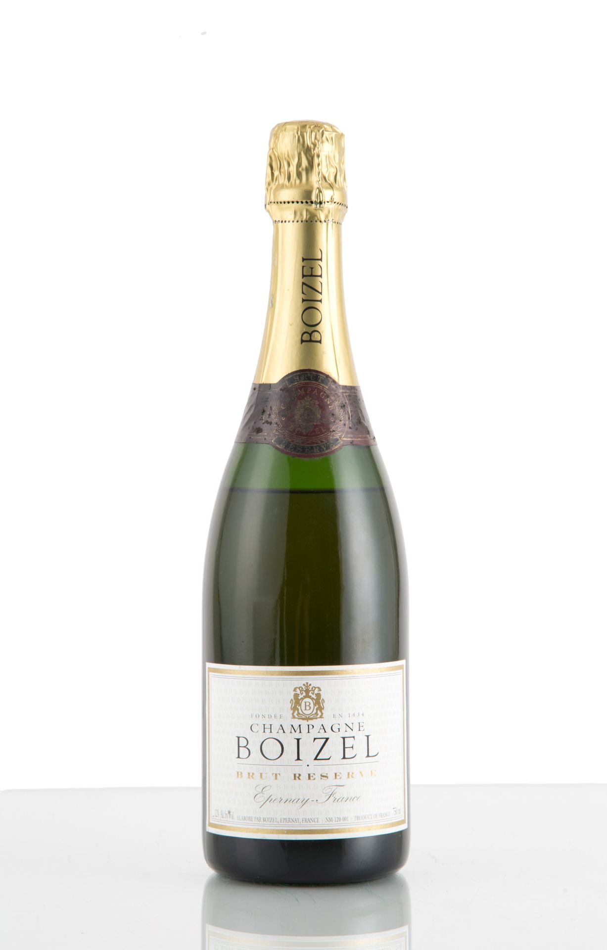 Boizel Champagne (1 bt) Une bouteille de Champagne Brut Réserve Boizel.