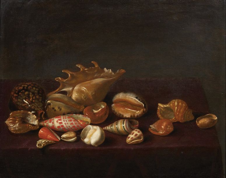 ATTRIBUÉ À BARTHOLOMEUS ASSTEYN (1607-1667) Nature morte de coquillages
Deux hui&hellip;