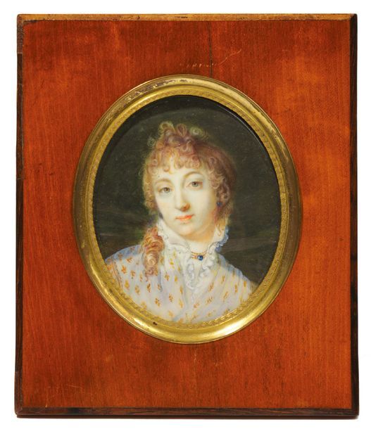 HUET-VILLIERS FRANÇOIS (1772-1813), ATTRIBUÉ À 
Portrait de Marie-Thérèse Charlo&hellip;