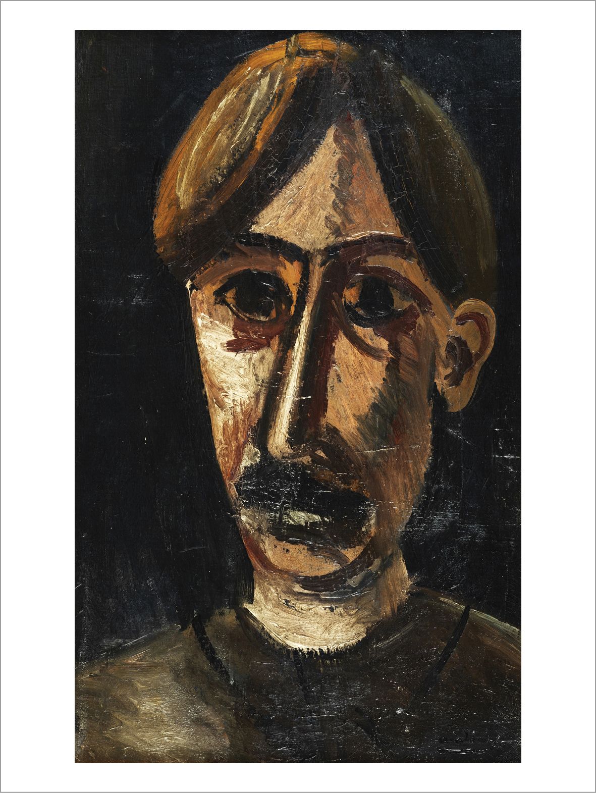 André DERAIN (1880-1954) Portrait de gueule d'empeigne, 1913
Oil on panel.
Signe&hellip;