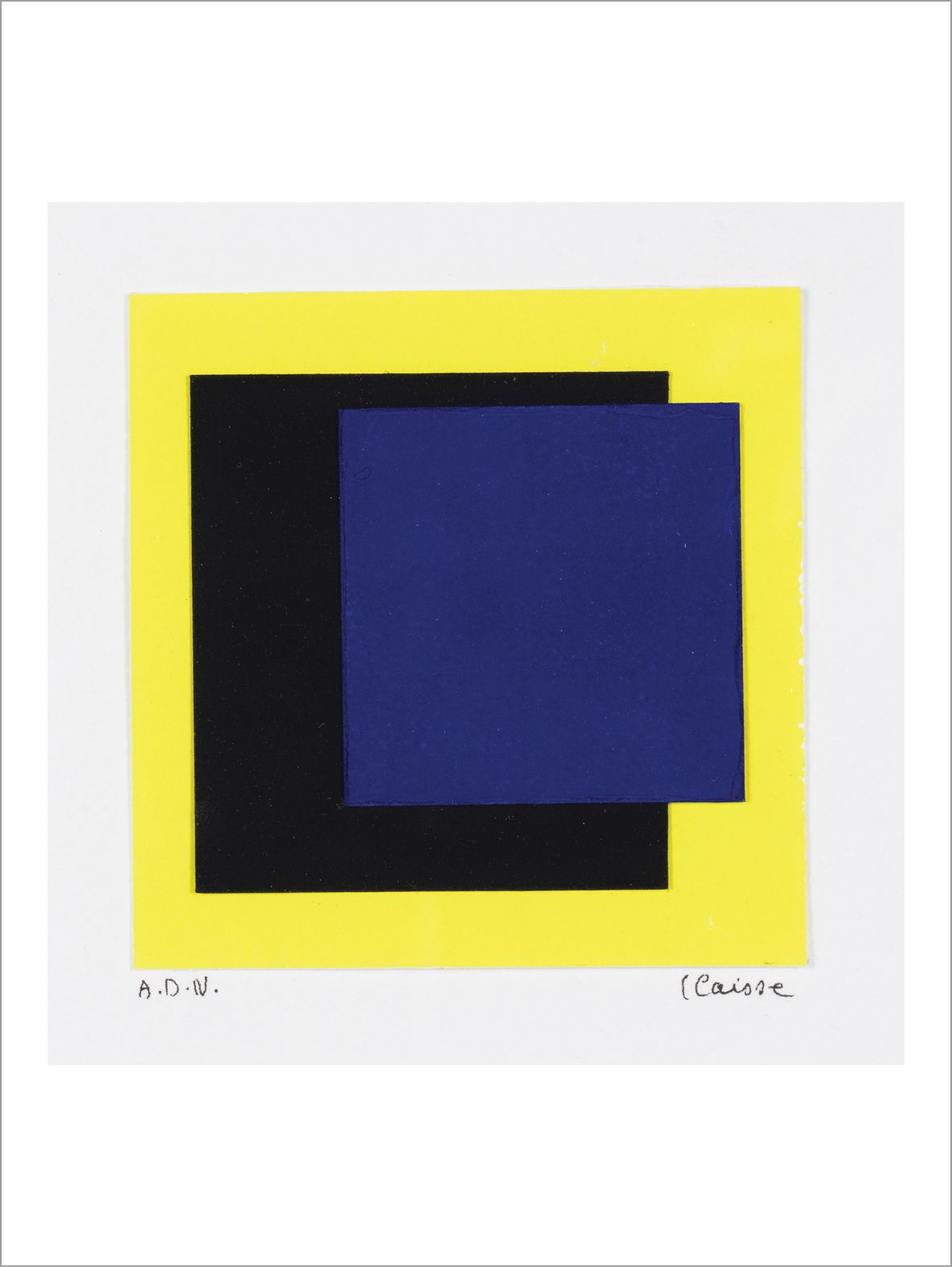 Geneviève Claisse (1935-2018) ADN Ref 282, 1972
Gouache und Collage auf Papier.
&hellip;