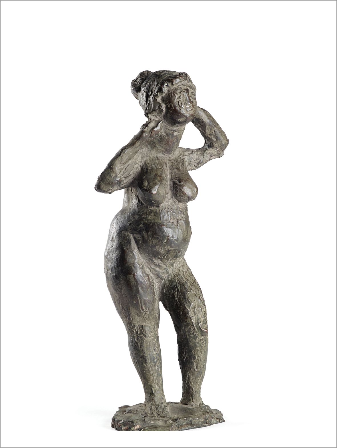 Marino MARINI (1901-1980) Piccola Pomona, 1943
Bronze mit grün-brauner Patina.
S&hellip;