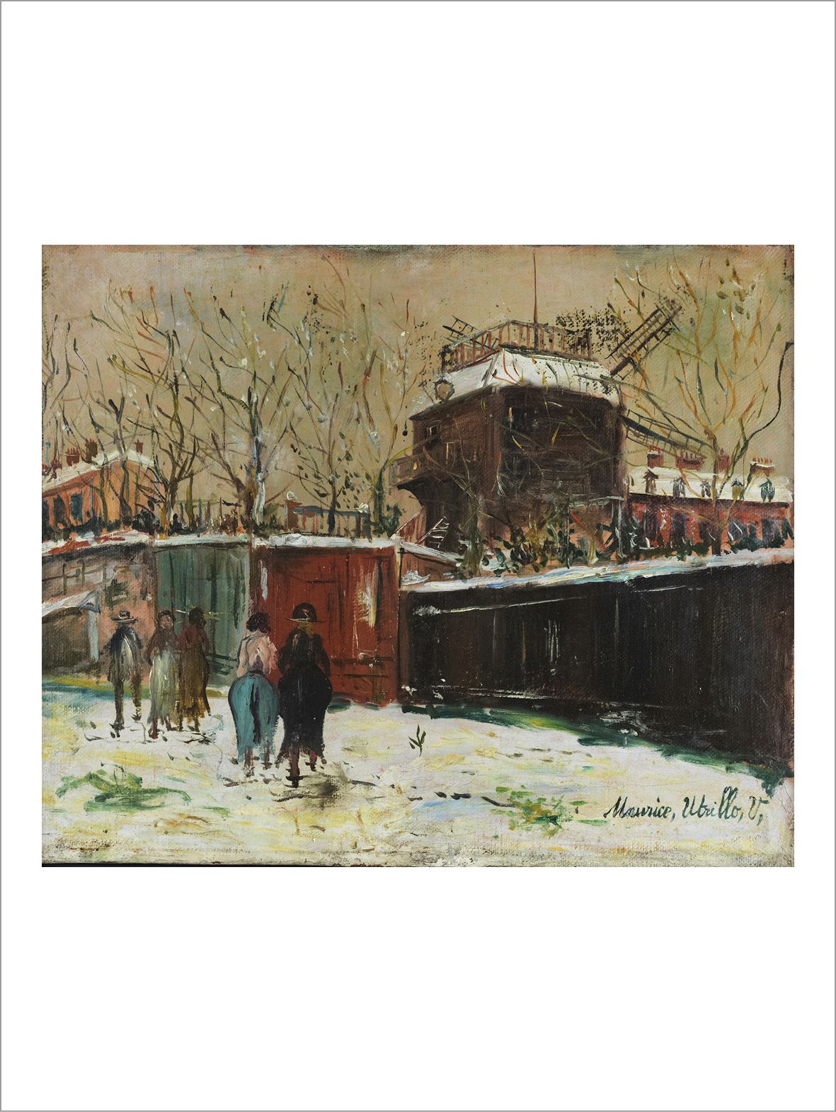 Maurice UTRILLO (1883-1955) Il Moulin de la Galette, 1924-1926 circa
Olio su tel&hellip;