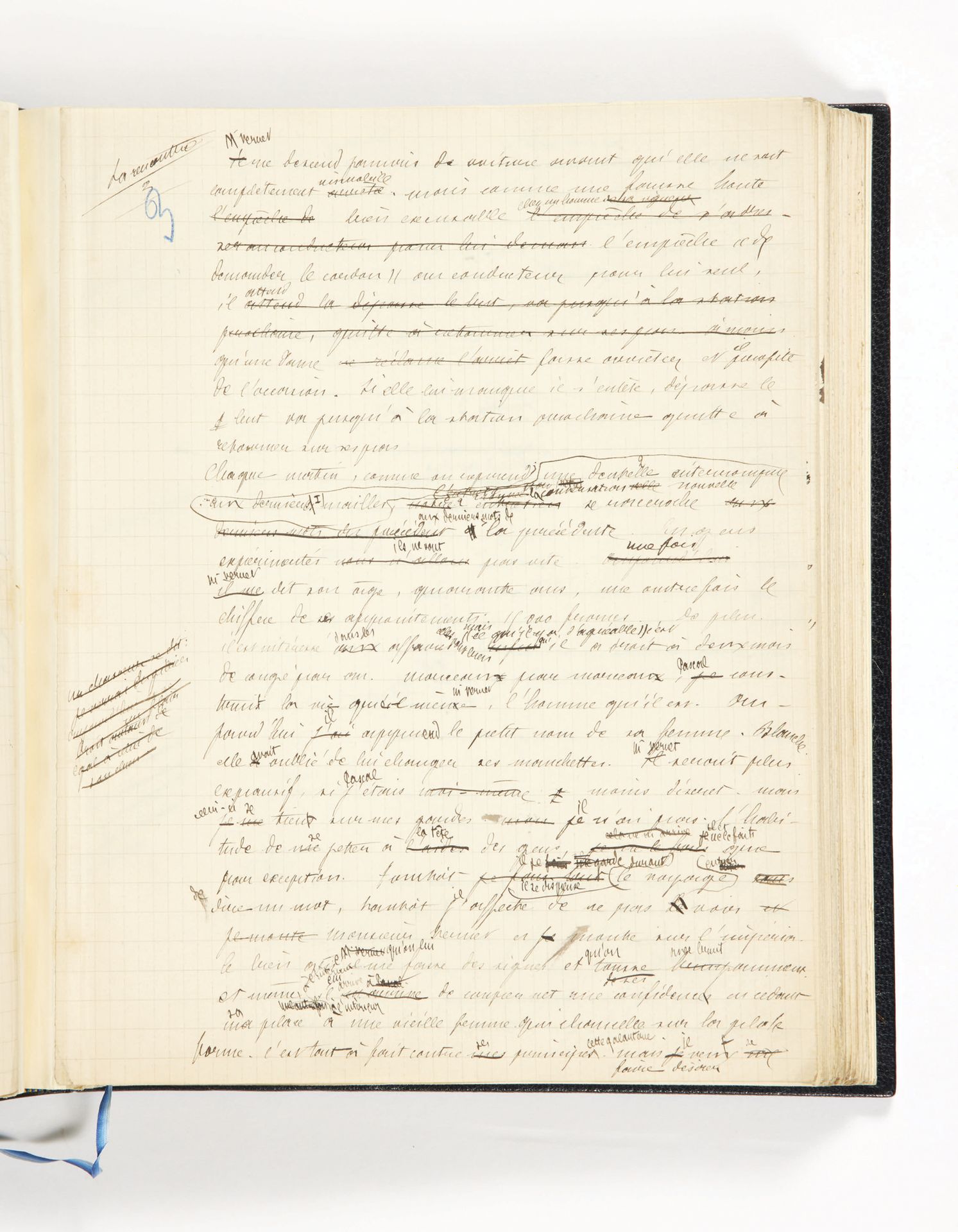 Jules RENARD. The Dehorner. No place or date [ca. 1892]. 
 Autograph manuscript &hellip;