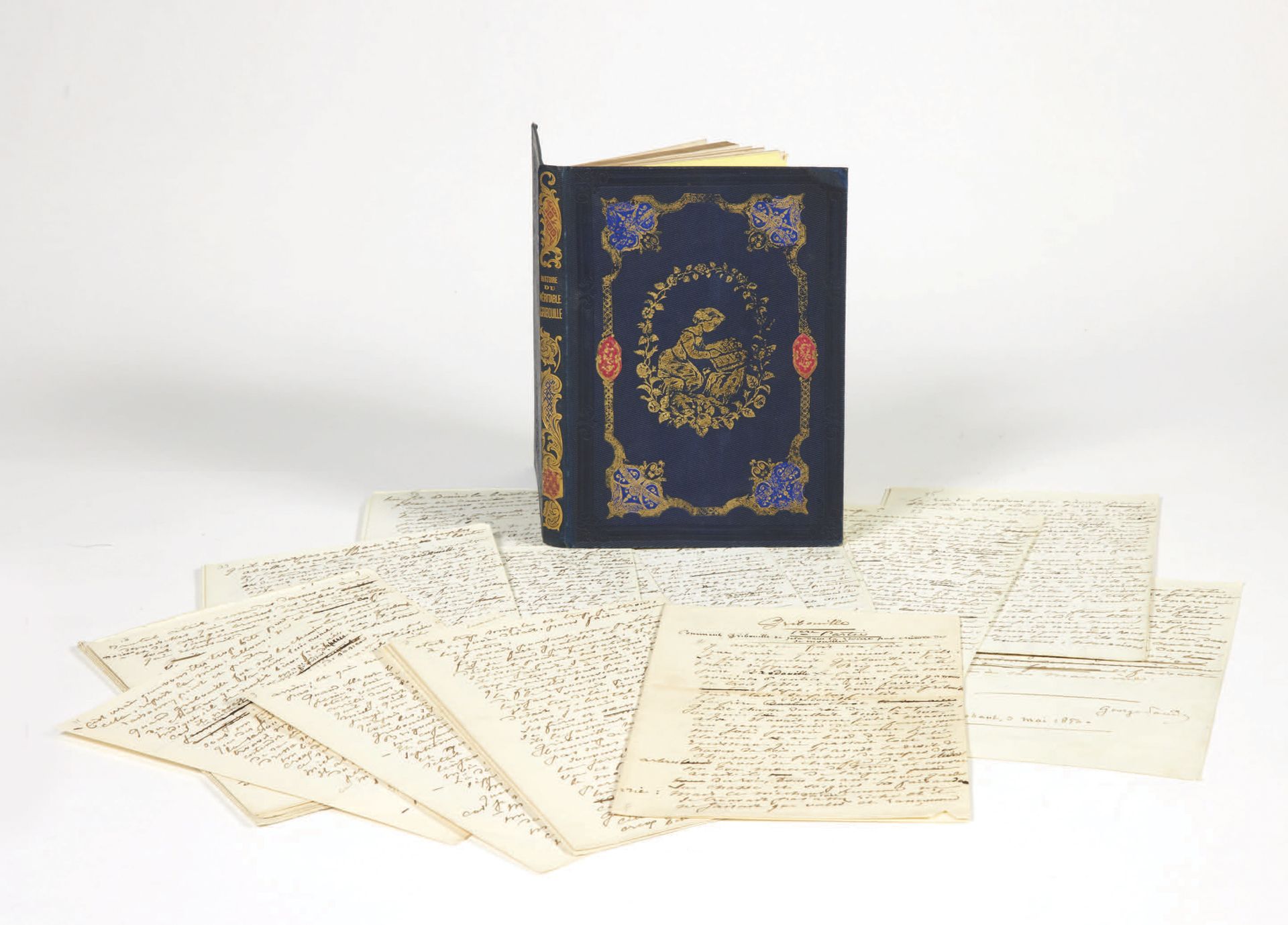 George SAND. Gribouille. Nohant, 3. Mai 1850.
Autographes, signiertes Manuskript&hellip;