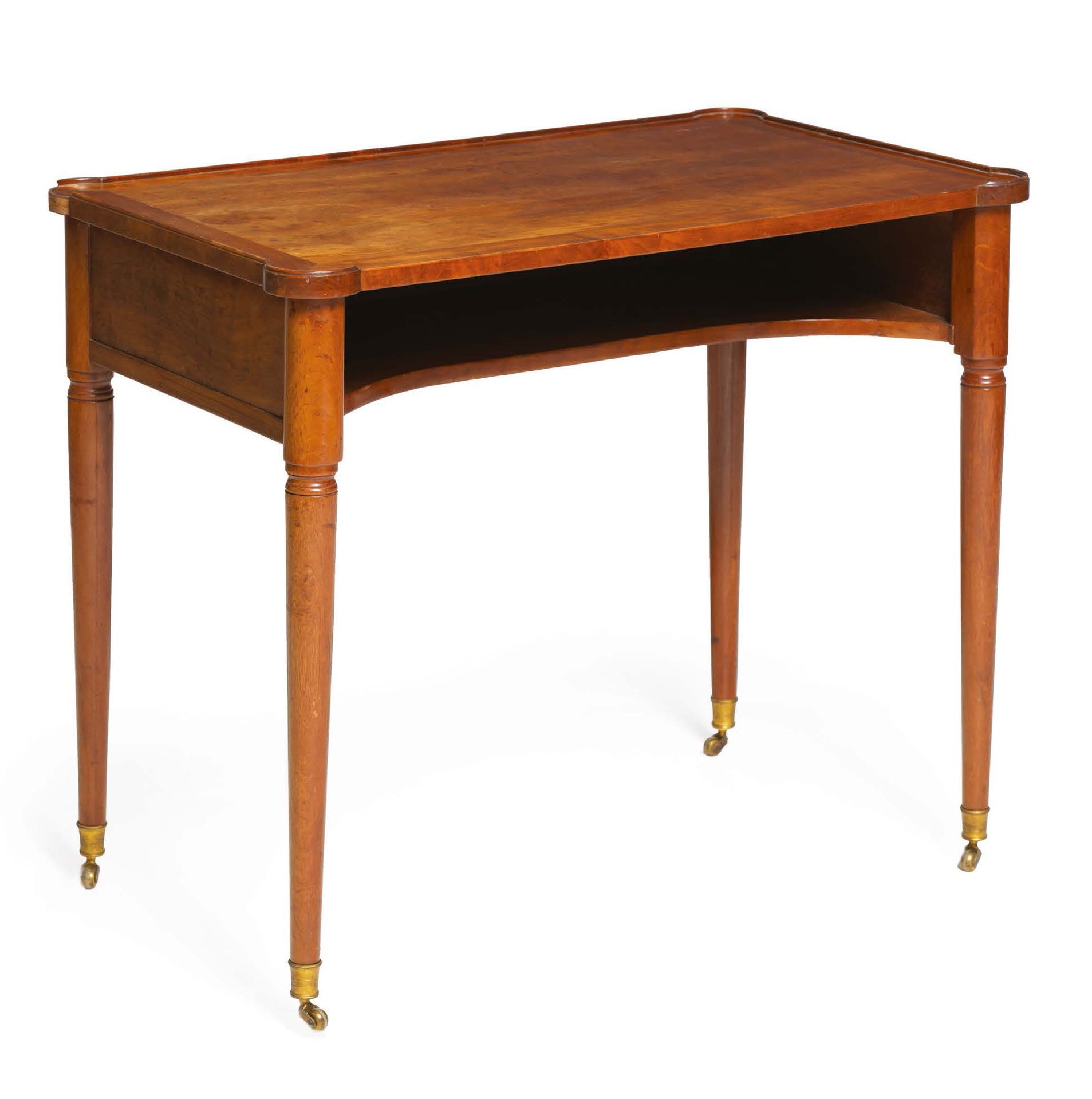 Null Table rectangulaire formant table à en-cas ou desserte en bois plaqué d'aca&hellip;