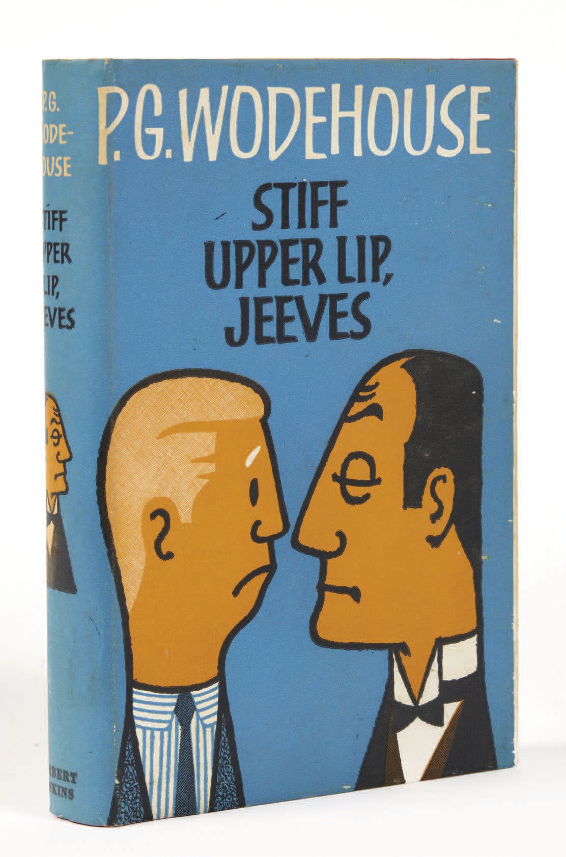 WODEHOUSE, P.G. 坚挺的上唇，杰维斯。伦敦，Herbert
Jenkins, 1963。8开本（184 x 120 mm），189页。红布，原版图&hellip;