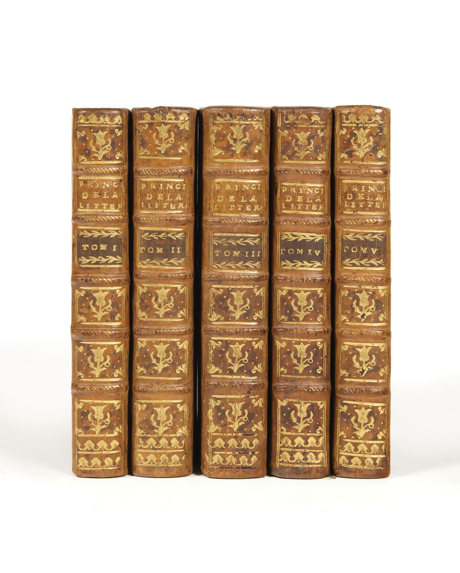 BATTEUX, Charles 文学的原则。新版。
Paris, chez Desaint & Saillant, 1764. 5卷12开本(163 x 95&hellip;