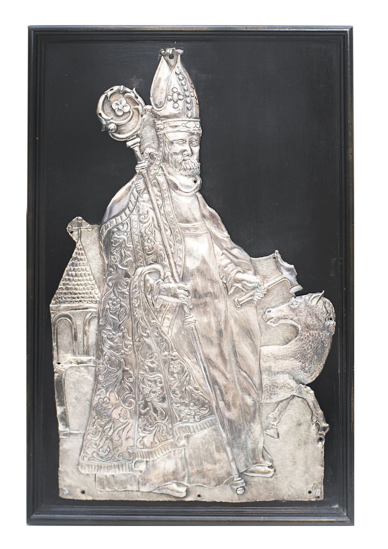 Null 银质圣埃洛伊 根特，1725-1750
银器大师：Willaeys Jan Baptist
高_25厘米，宽_40厘米（无框）/高_29.5厘米，宽_&hellip;