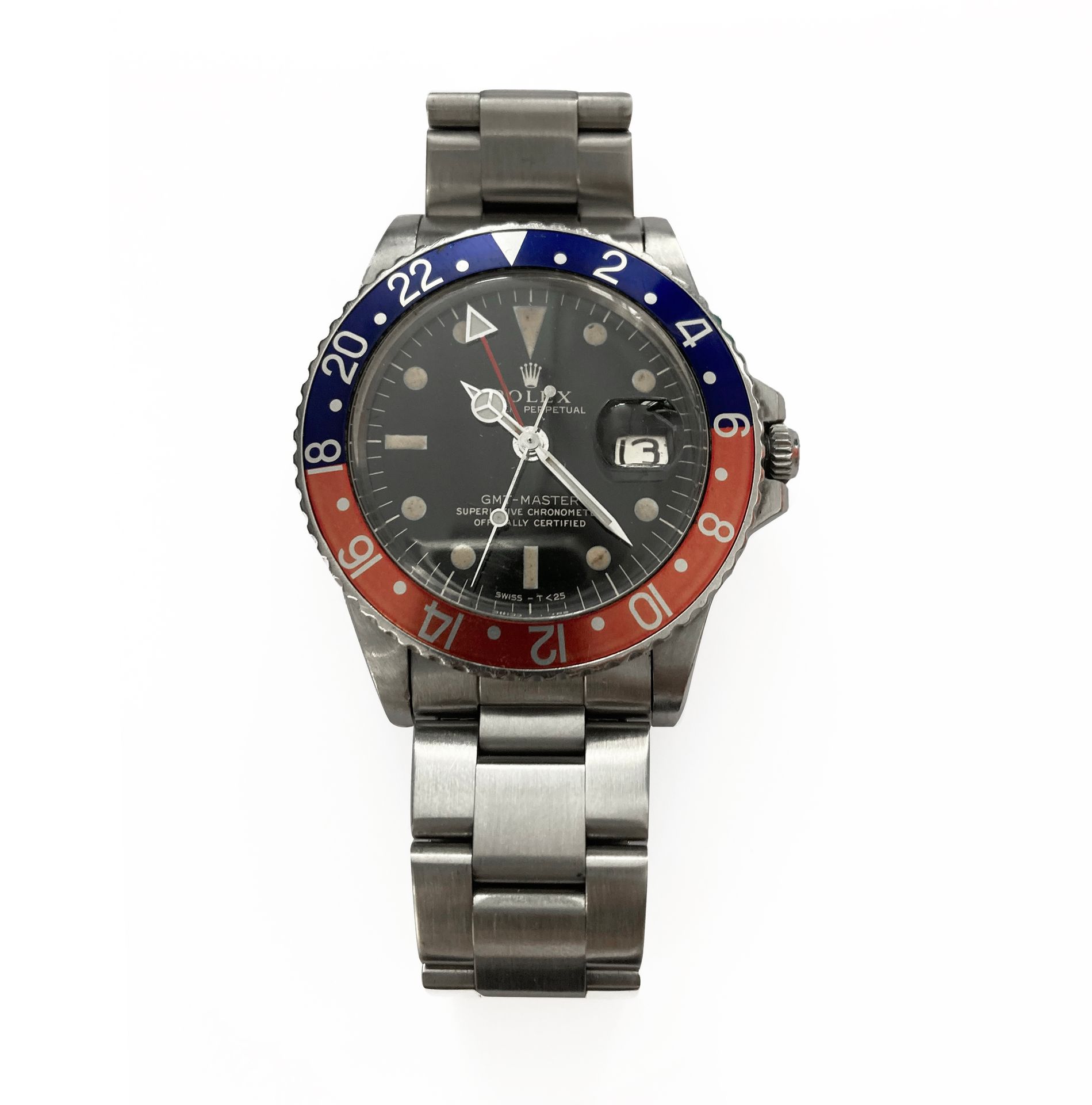 ROLEX GMT-MASTER Ref 1675 Vers 1965 (IV) 
N° 1365028
Montre bracelet pour homme &hellip;