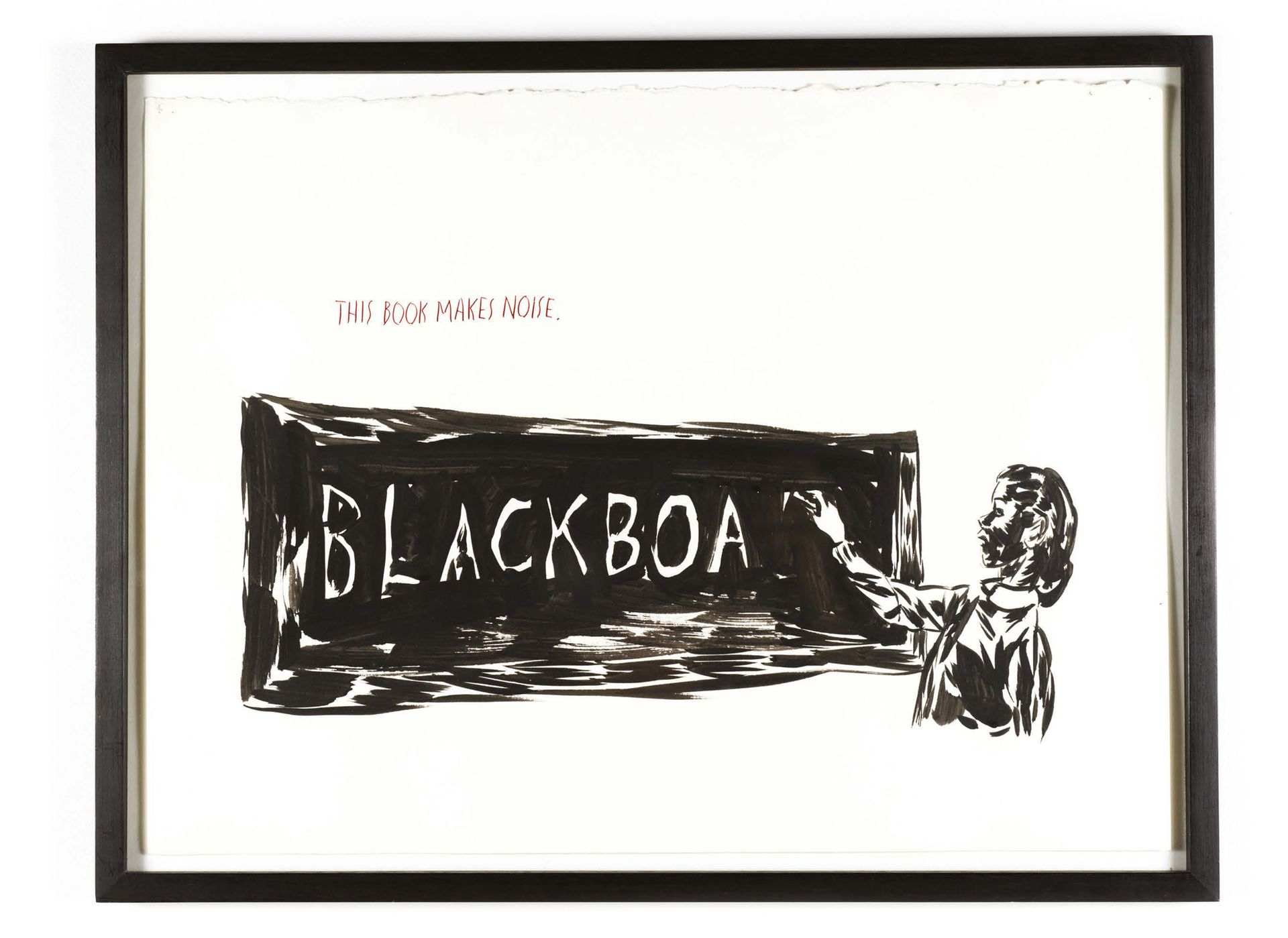 Raymond Pettibon (né en 1957) Blackboa, 2000
Encre sur papier.
Ink on paper.
H_3&hellip;