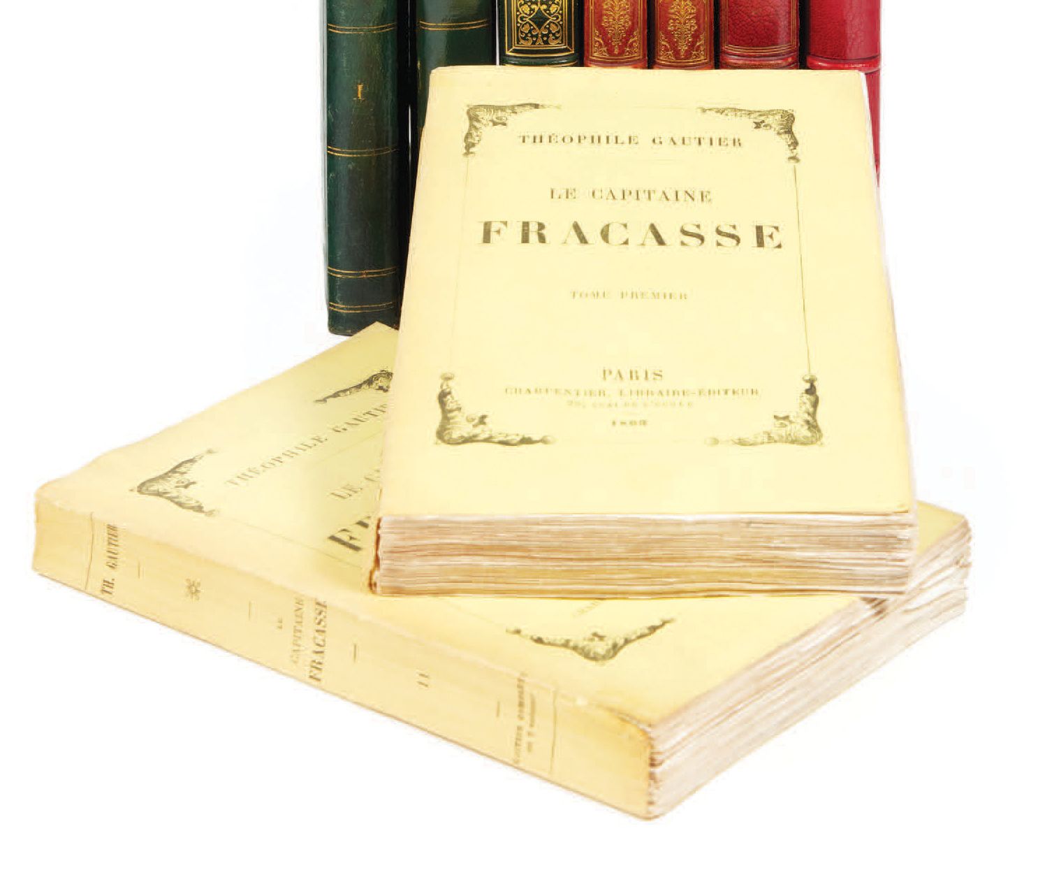 Théophile GAUTIER. Le Capitaine Fracasse. París, Charpentier, 1863.
2 volúmenes &hellip;
