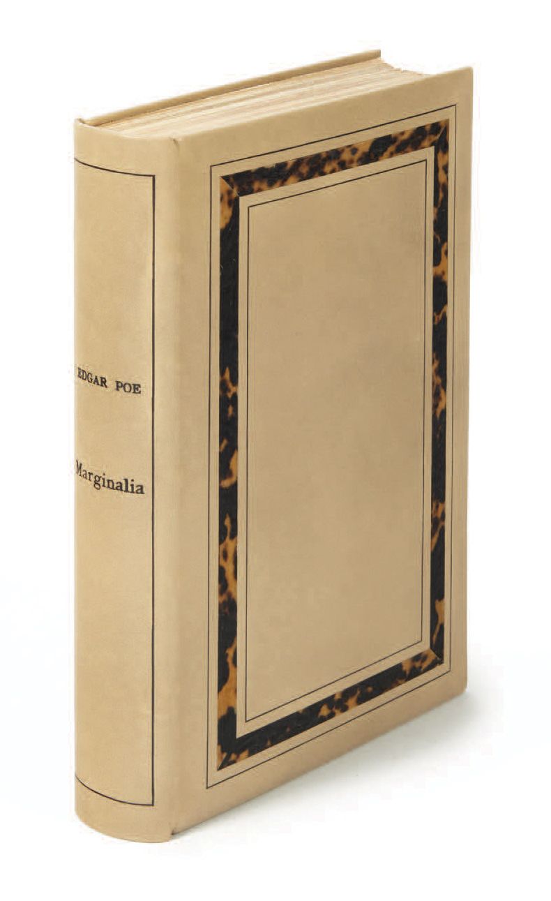 Edgar Allan POE. 维克多-奥尔班翻译成法语的《边缘》。阿尔贝托-马尔蒂尼的封面画。
巴黎，Sansot，无日期[1913]。
12开本：灰色盒子&hellip;