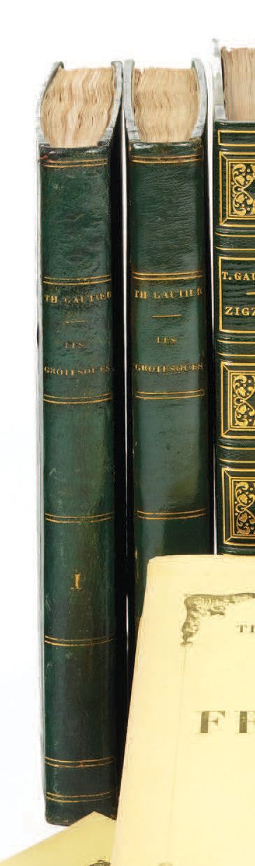 Théophile GAUTIER. Les Grotesques. París, Desessart, 1844.
2 volúmenes en 8 de (&hellip;