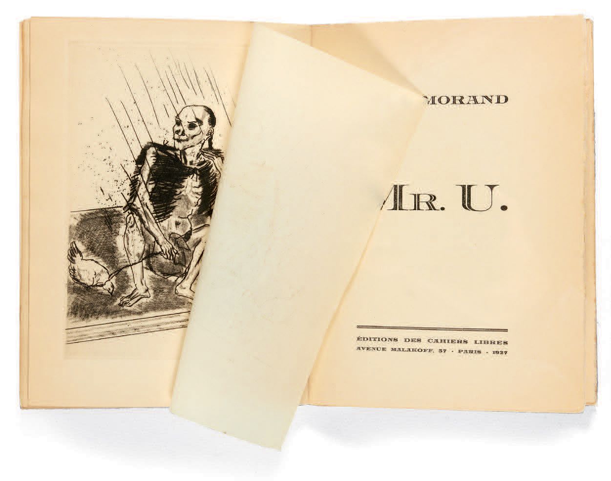 MORAND, Paul. Sr. U. París, Éditions des Cahiers libres, 1927.
In-12 [192 x 143]&hellip;