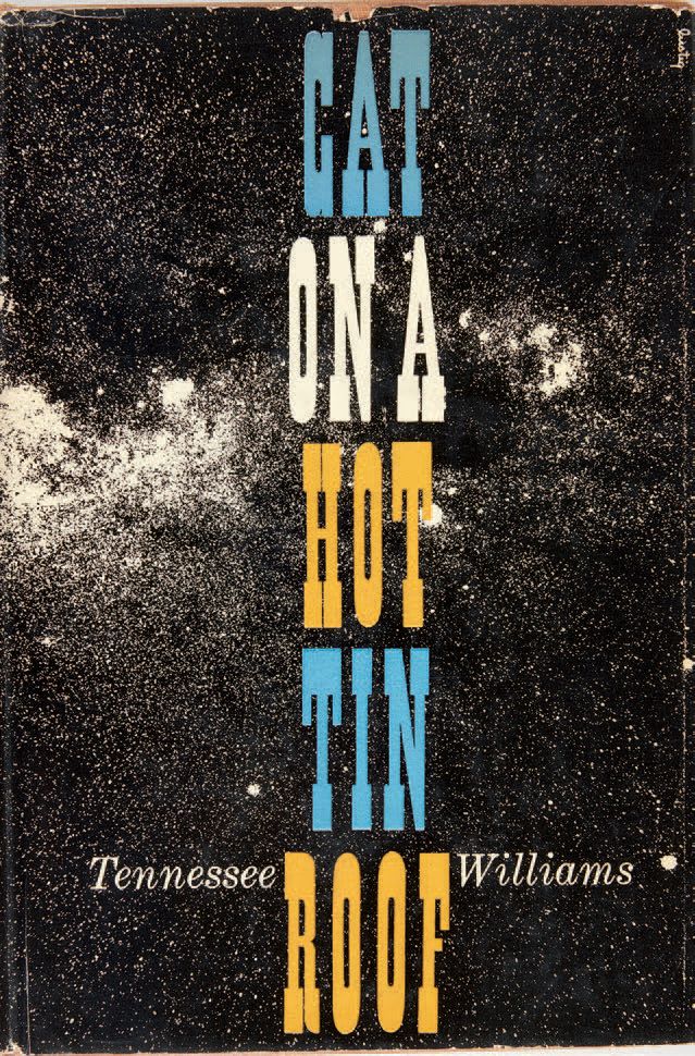WILLIAMS, Tennessee. 热铁皮屋顶上的猫》。纽约，《新方向书》，[1955]。
8英寸[203 x 135]的xiii，197页。1张图：出版&hellip;