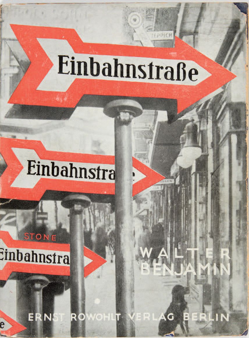 BENJAMIN, Walter. Einbahnstrasse. Berlino, Ernst Rowohlt Verlag, 1928.
In-8 [203&hellip;