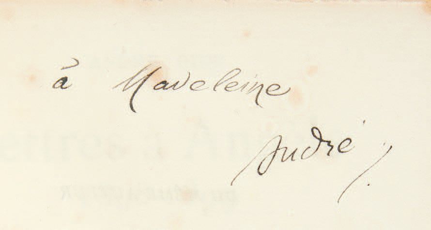 GIDE, André. Letters to Angèle. 1898-1899. Paris, Éditions du Mercure de France,&hellip;