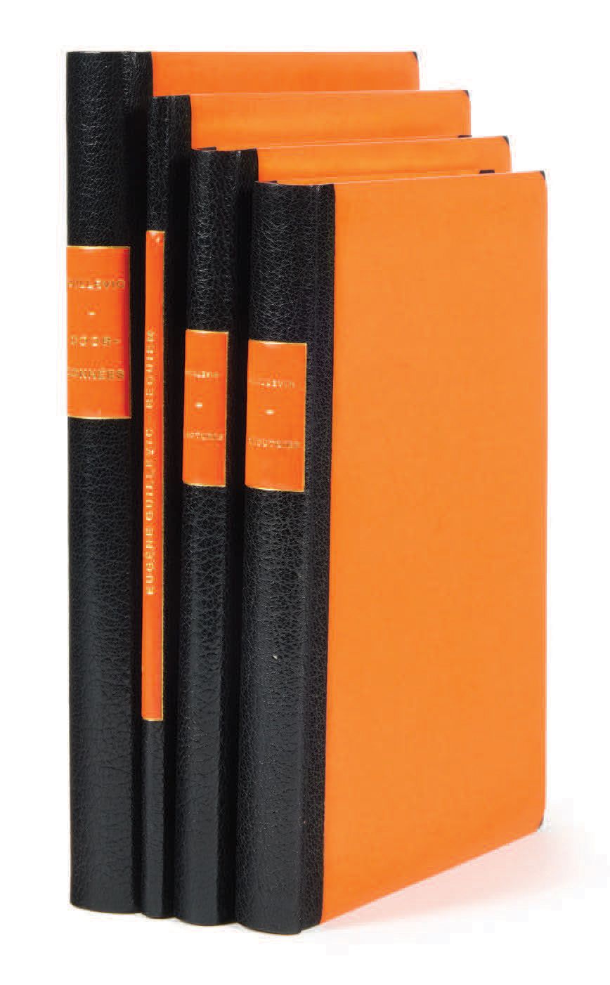 Eugène GUILLEVIC. Executory. Poèmes. Paris, Gallimard, 1947.
In-12, black half-m&hellip;