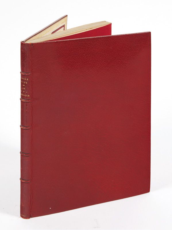 GIDE, André. Le Roi Candaule. Paris la revue Blanche, 1901 ; in-8 maroquin rouge&hellip;