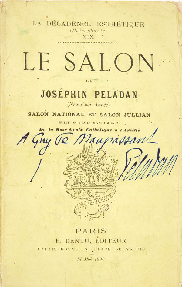 PELADAN, Joséphin. Le Salon de Péladan. La décadence Esthétique XIX. Salon natio&hellip;