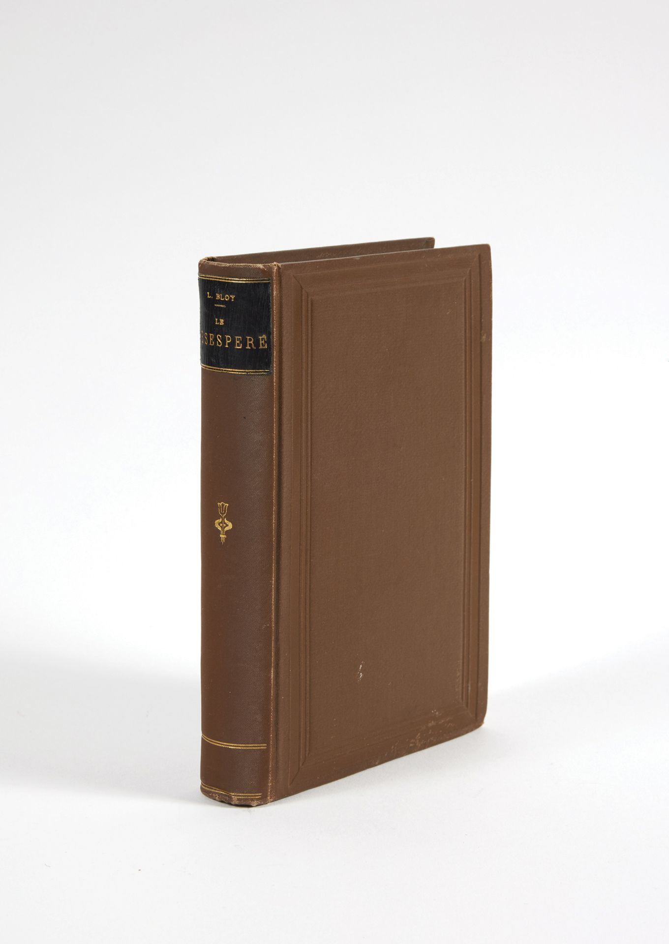 BLOY, Léon. Le Désespéré.巴黎，Tresse & Stock，1887；8开本，半哈瓦那羊皮纸，绿色标题页。

封面撕裂。

第一次印刷&hellip;