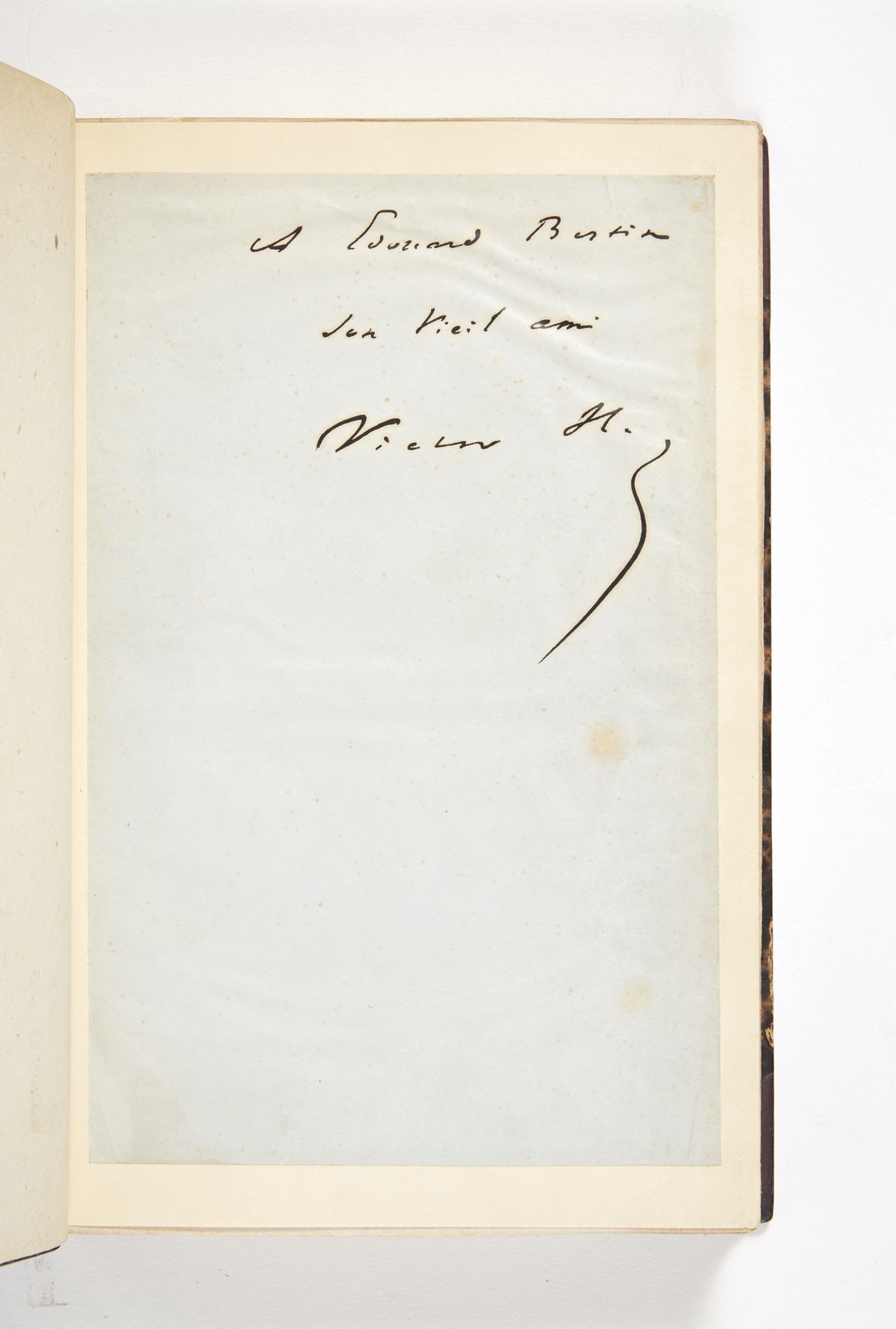 HUGO, victor. 讲话的人。巴黎，Librairie Internationale, Lacroix, 1869年；4卷8开本，半茄子色小牛皮，带角，&hellip;