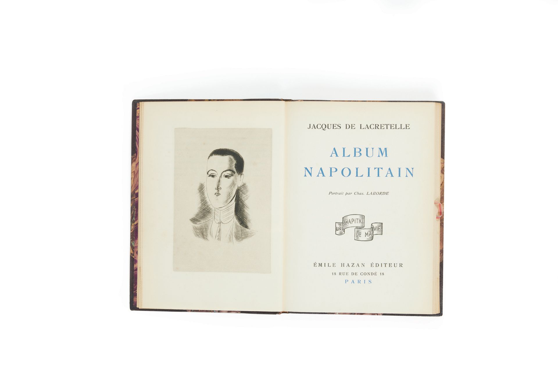 LACRETELLE, Jacques Album Napolitain. Portrait en frontispice par Marie Laurenci&hellip;