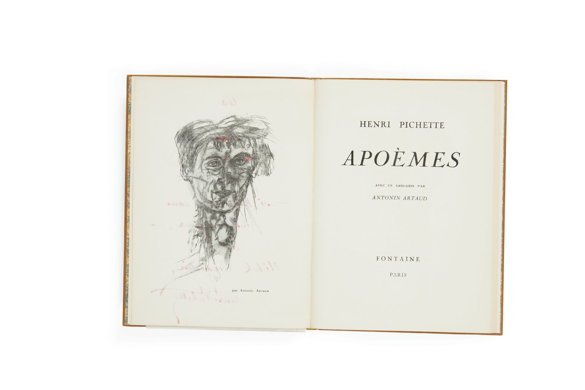 PICHETTE, Henri. A Poèmes avec un gris-gris par Antonin Artaud. Paris, Fontaine,&hellip;