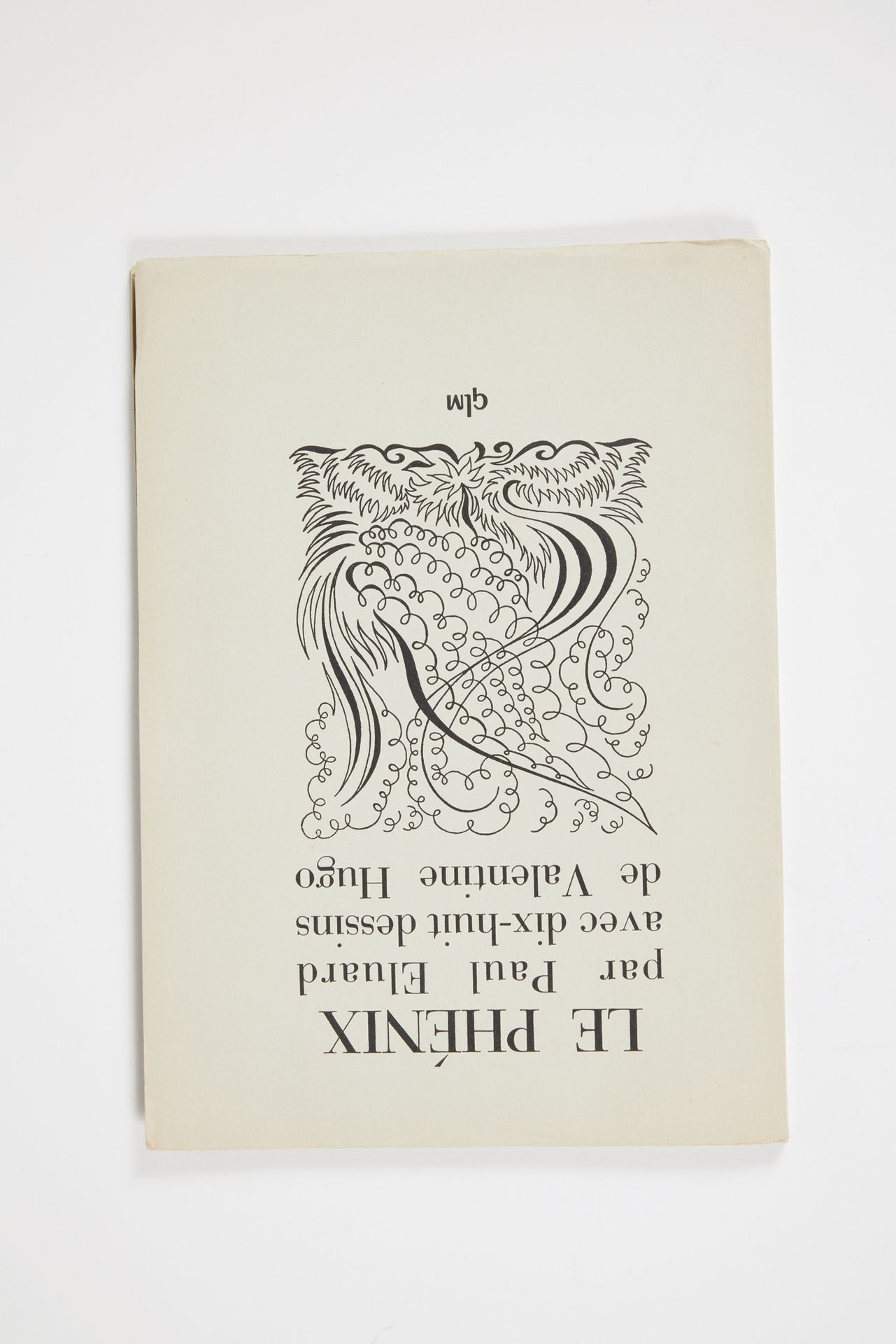 ELUARD, Paul. Le Phénix avec dix-huit dessin de Valentine Hugo ; GLM, 1952 ; in-&hellip;