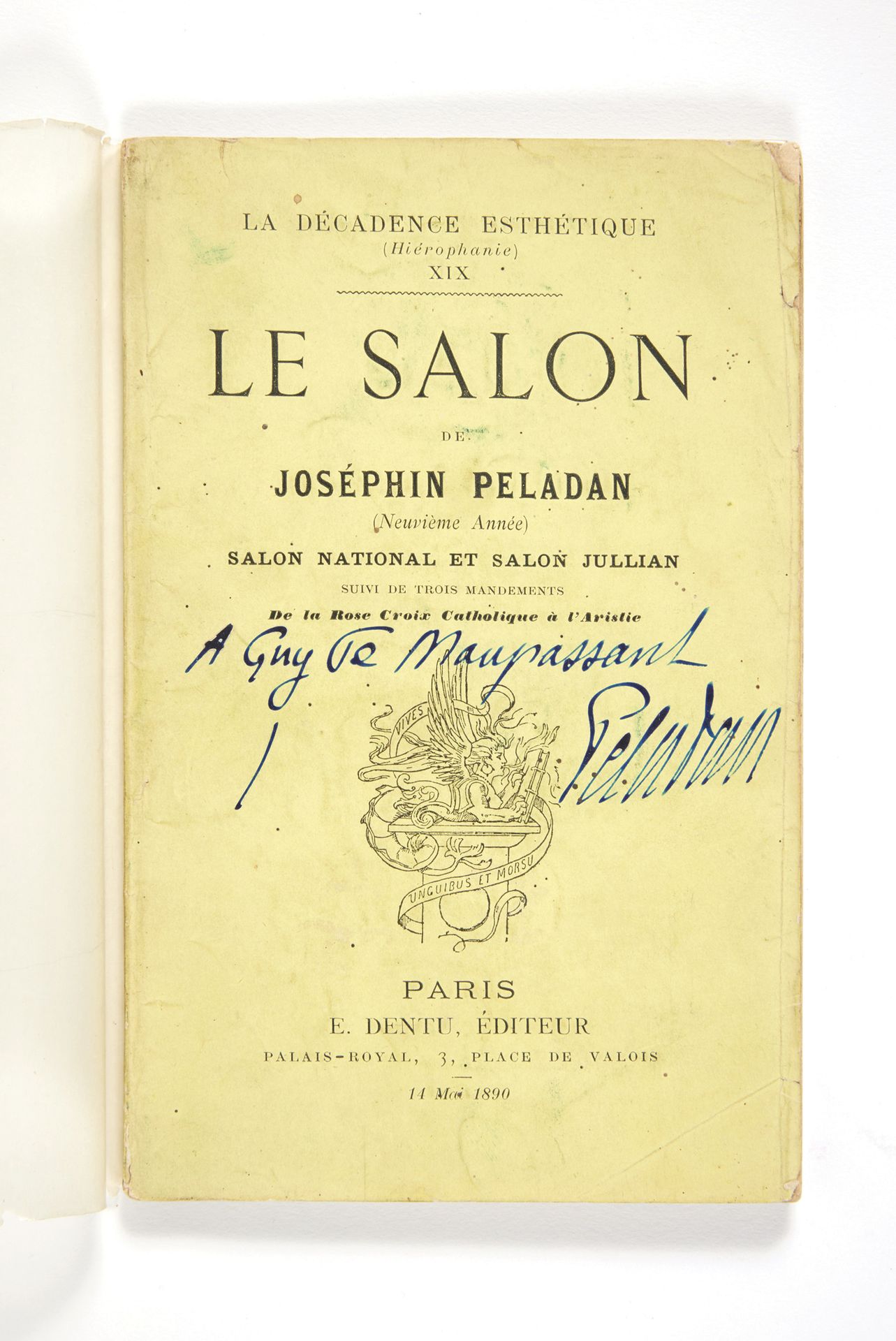 PELADAN, Joséphin. Le Salon de Péladan. La décadence Esthétique XIX. Salon natio&hellip;