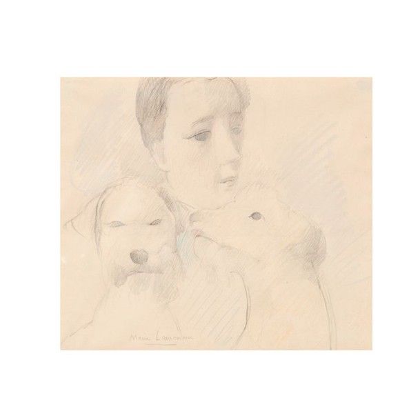 Marie LAURENCIN (1885-1956) Sans titre
Crayon et pastel sur papier.
Signé en bas&hellip;