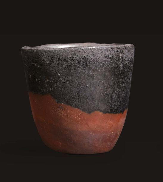 Null ?VASE BLACK TOP.
Égypte, Nagada I-II.
Vase godet légèrement tronconique à s&hellip;