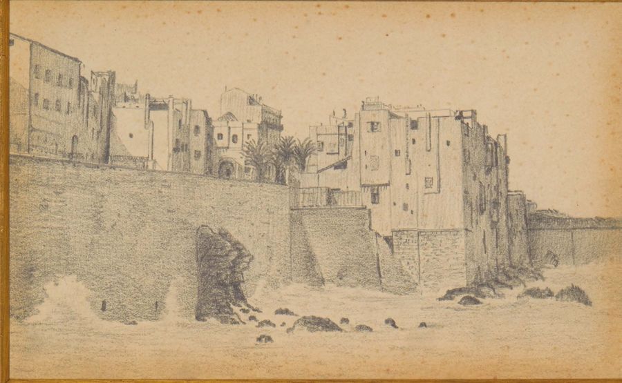 Null Trois vues d'Alger, 18 janvier 1889
Trois dessins au crayon superposés prés&hellip;