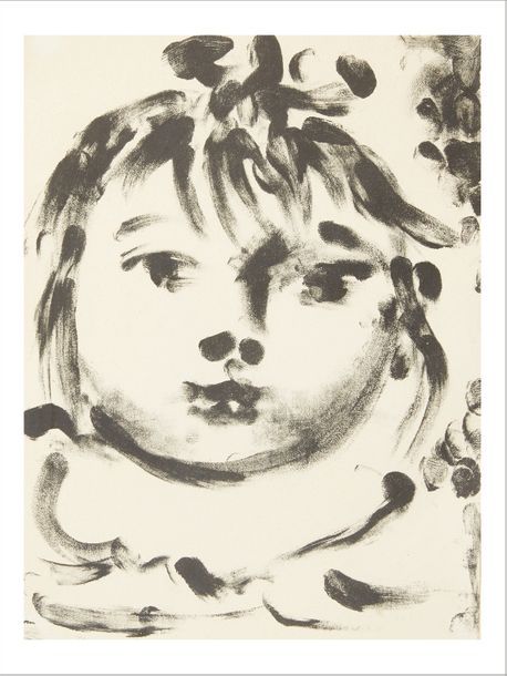 Pablo Picasso (1881-1973) Paloma
Lithographie en noir et blanc (Cramer, livres 6&hellip;