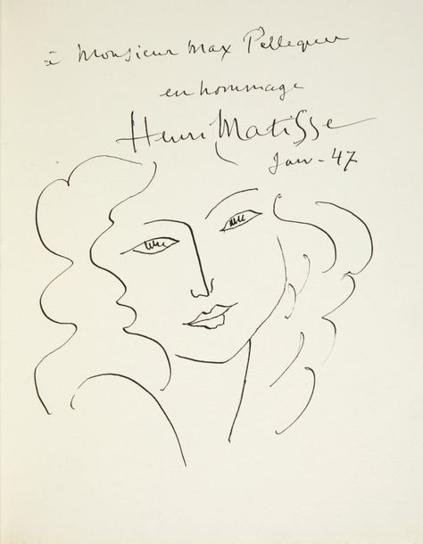 [MATISSE (Henri)] - ALCAFORADO (Marianna) Lettres.
Paris: Tériade, 1946. — In-4,&hellip;