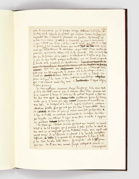 Gérard de Nerval. Fragment d'Aurélia. [Vers 1855].
Manuscrit autographe, 2 feuil&hellip;
